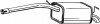 Глушитель задняя часть VW CADDY III 06- (233-405) BOSAL