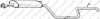 Глушитель задняя часть MERCEDES VITO 96-00 (291-121) BOSAL