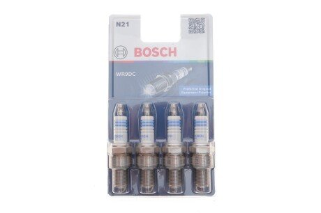 СВІЧКА WR9DC (0.8),4ШТ. BOSCH 0242225960