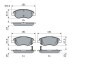 Колодки гальмівні дискові BOSCH 0 986 424 042 (фото 2)