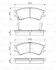 Комплект гальмівних колодок BOSCH 0986424575 (фото 8)