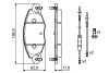 Тормозные колодки BOSCH 0986424581 (фото 2)