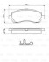 BOSCH Тормозные колодки пер. Subaru Impreza, Legacy -98 0986424770