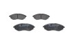 Комплект тормозных колодок, дисковый тормоз BOSCH 0986424818 (фото 4)
