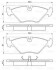 Гальмівні колодки дискові SAAB 9000/MITSUBISHI Pajero -98 BOSCH 0986461766 (фото 1)