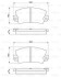 Гальмівні колодки дискові RENAULT Espace -01 BOSCH 0986463490 (фото 8)