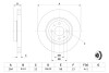 Гальмівний диск ALFA ROMEO/CITROEN/FIAT/LANCIA/PEUGEOT \'\'F BOSCH 0986478810 (фото 5)