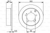 BOSCH MITSUBISHI Диск тормозной Pajero Pinin 1,8-2,0GDI -07 0986479512