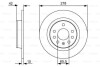 Гальмівний диск CHEVROLET/OPEL Astra/Zafira/ \&#039;\&#039;R \&#039;\&#039;1.6-2.2 \&#039;\&#039;04-15 BOSCH 0986479515 (фото 1)