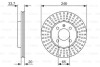 Гальмiвний диск BOSCH 0986479853 (фото 1)