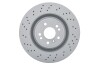 DB Диск тормозной передн.GLE W166 11- BOSCH 0986479D09 (фото 4)
