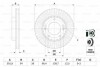 BOSCH KIA Тормозной диск передн.Sorento 02- 0986479F20
