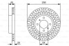BOSCH Диск торм. пер. MITSUBISHI COLT -12 0986479T39