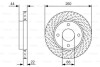 BOSCH гальмівний диск пер. NISSAN TIIDA 0986479U54