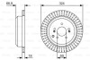 BOSCH диск гальмівний зад. HYUNDAI IX55 0986479V10