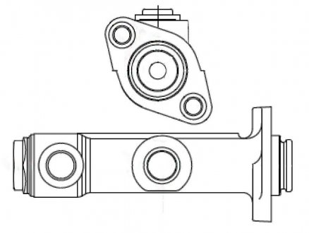 LADA Главный цилиндр сцепления VAZ 2101-2107 BOSCH 0986486000