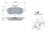 Гальмівні колодки CITROEN C2/C3 \'\'F 1.1i-1,4i \'\'03>> BOSCH 0986494262 (фото 5)