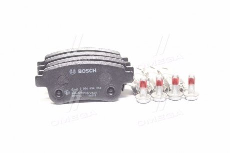 Колодки гальмівні дискові, комплект (Ви-во) BOSCH 0 986 494 384