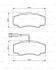 NISSAN Колодки гальмівні задн. CABSTAR 06- BOSCH 0986494391 (фото 8)