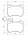 Гальмівні колодки дискові Alfa Romeo 159 &quot;F BOSCH 0986494402 (фото 8)