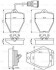 Гальмівні колодки AUDI A8 "F "94-98 BOSCH 0986494436 (фото 1)