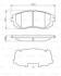 Гальмівні колодки, дискові BOSCH 0986494653 (фото 8)