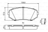 Гальмівні колодки дискові MAZDA CX-7/CX-9 \'\'F 0986494879