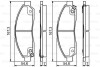 ГАЛЬМІВНІ КОЛОДКИ, ДИСКОВІ BOSCH 0986495159 (фото 1)