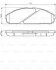 BOSCH NISSAN Тормозные колодки передн.Patrol GR I 4.2 88- 0986495171