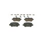 Комплект тормозных колодок, дисковый тормоз BOSCH 0986495319 (фото 3)
