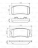 Гальмівні колодки MITSUBISHI Grandis/Montero/Pajero/Shogun 0986495357