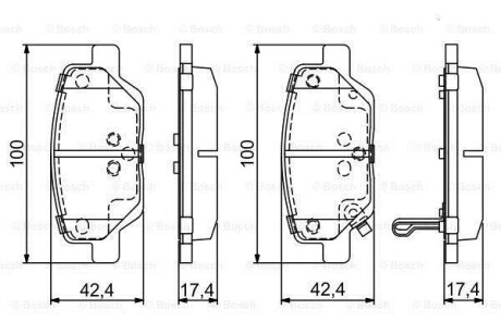 Автозапчасть BOSCH 0986495393