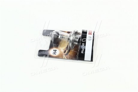 Лампа фарная А 12-60+55 ВАЗ H4 plus 60 ближн., дальн. свет BOSCH 1 987 301 040 (фото 1)