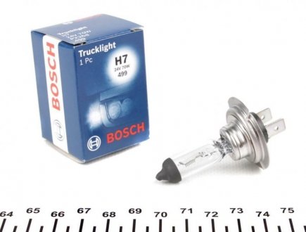 Лампа накаливания Trucklight, H7, 24V/70W, PX26d BOSCH 1987302471