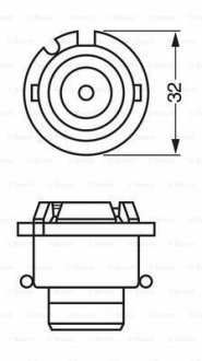 Лампа D4s XENON BOSCH 1987302906