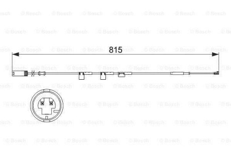 Датчик зносу гальм.колодок 815mm MINI \'\'F \'\'1,6-2,0 \'\'08-15 BOSCH 1987473524