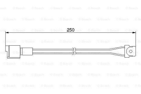Датчик зносу гальмівних колодок BOSCH 1 987 474 905 (фото 1)