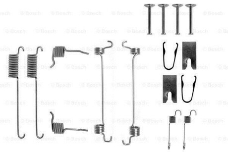 К-т крепления задних тормозных колодок FORD Escort -99, Fiesta -02 BOSCH 1987475221