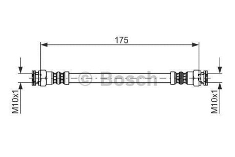 Тормозной шланг BOSCH 1987476012