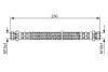 Гальмівний шланг 205mm HYUNDAI Getz  \'\'RR \'\'02-10 1987476019