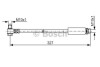 BOSCH FORD Шланг тормозной пер. Mondeo II Turnier 96- 1987476095