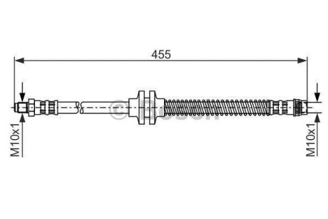 Шланг гальмівний BOSCH 1987476126