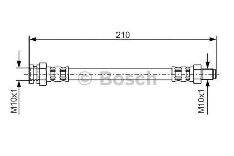 Шланг тормозной BOSCH 1987476502