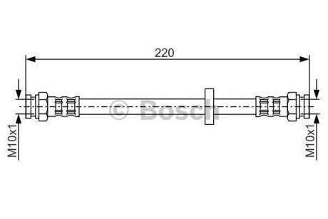 Гальмівний шланг BOSCH 1987476633