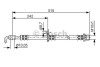 BOSCH CITROEN Шланг тормозной пер. лев.C1, TOYOTA  AYGO 1987476780