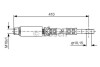 BOSCH Шланг тормозной пер. Opel Astra F G 94-05 1987476805