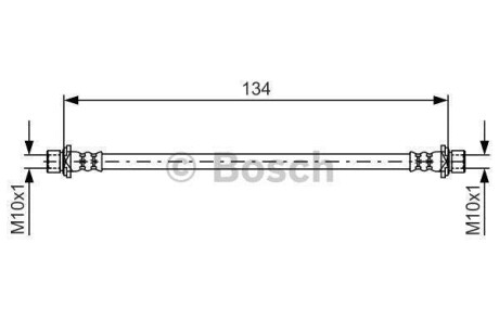 Гальмівний шланг BOSCH 1987481637