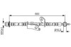 BOSCH  TOYOTA Шланг торм. передн. лев. CORALLA, AURIS, VERSO 07- 1987481641