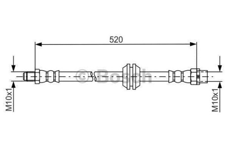 Гальмівний шланг MINI Countryman \&#039;\&#039;F \&#039;\&#039;1,6-2,0 \&#039;\&#039;10&gt;&gt; BOSCH 1987481680 (фото 1)