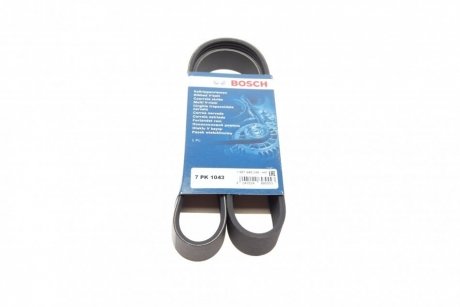 Ремень поликлиновой 7PK1043 BOSCH 1987946249